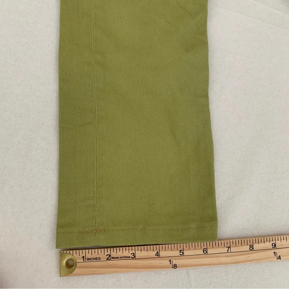 Uniqlo Jeans Women's Low Rise‎ Skinny Straight Olive Green Size 27 Inseam 28